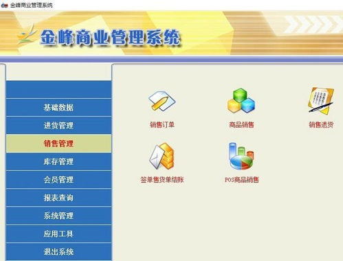 金峰商業(yè)管理系統(tǒng) 驅(qū)動(dòng)現(xiàn)代企業(yè)高效運(yùn)營的軟件解決方案